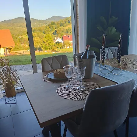 Chalet Chwilo Trwaj Dom Z Jacuzzi, Sauna I Kominkiem Z Widokiem Na Gory Pilsko