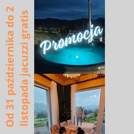 Chwilo Trwaj Dom Z Jacuzzi I Kominkiem Z Widokiem Na Gory Pilsko *