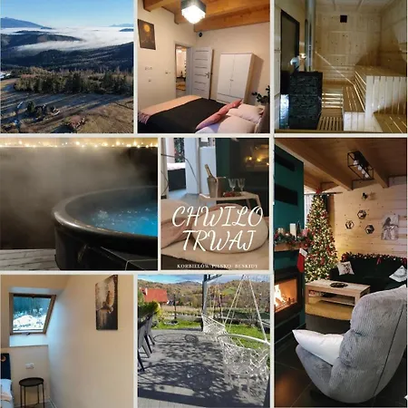 Chwilo Trwaj Dom Z Jacuzzi, Sauna I Kominkiem Z Widokiem Na Gory Pilsko Dağ evi *