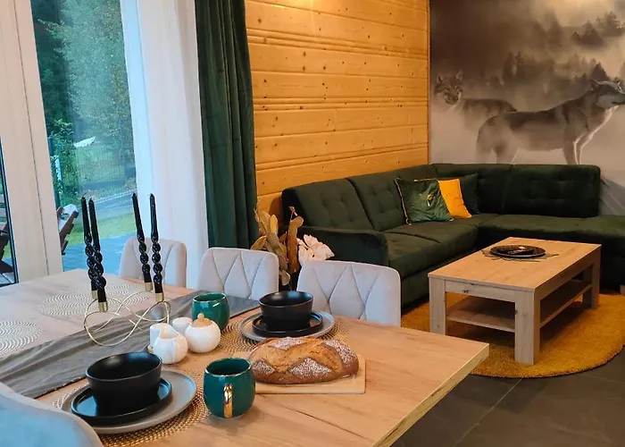 Chwilo Trwaj Dom Z Jacuzzi I Kominkiem Z Widokiem Na Góry Pilsko Domek alpejski