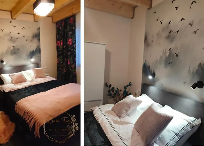 Chwilo Trwaj Dom Z Jacuzzi, Sauna I Kominkiem Z Widokiem Na Gory Pilsko בקתה *